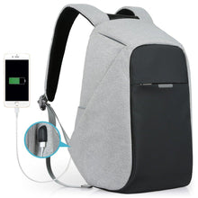 Load image into Gallery viewer, Theft Proof USB Charging Water-resistant School Backpack - shopnonstoponline